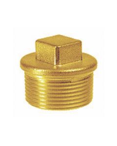 Plug messing ¾" - buitendraad
