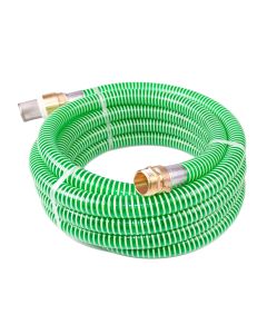 Aanzuigslang met messing aansluiting SET, 7 meter